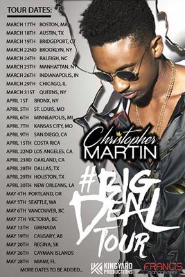 The Martins Tour Schedule The Martins Tour Schedule