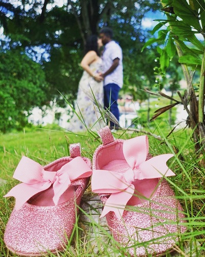 Tessane Chin Pregnant with First Child