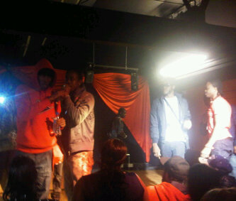 A'N'G on stage in Birmingham UK