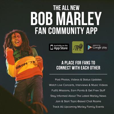 Bob Marley Fan Community App Lanuched!