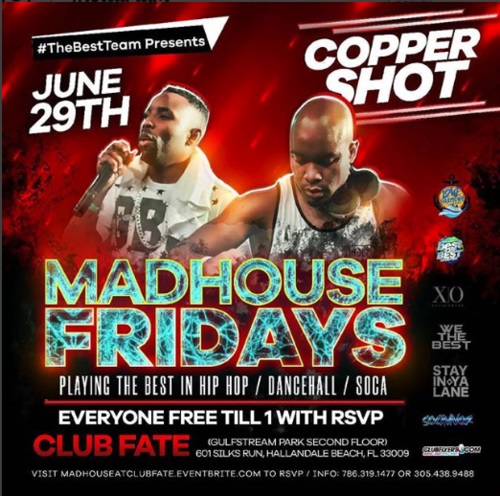 Copper Shot Sound inside MadHouse Fridays