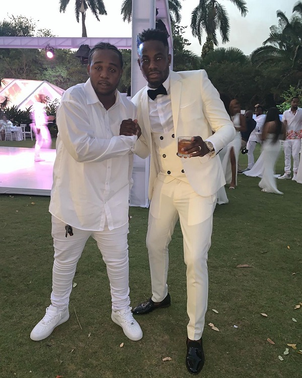 Dancehall artiste Teejay and Ding Dong