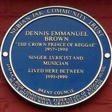 Dennis Brown's Plaque