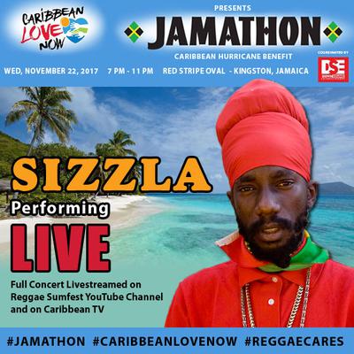 Sizzla Kalonji is amongst the mega stars generously donating their performance for the cause