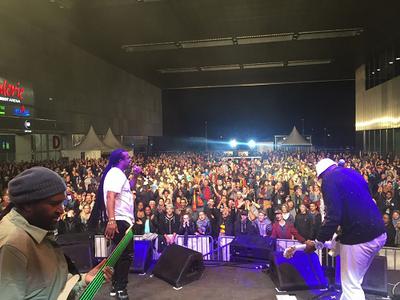 Reggae Inner Circle performed live for the Eroffnungfest at Tissot Arena in Biel-Bienne, Switzerland 