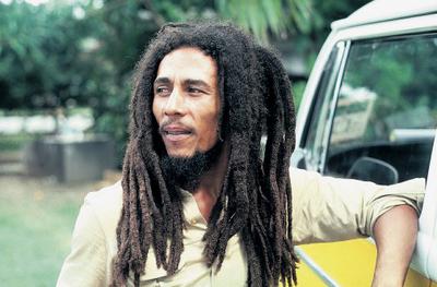 Reggae artiste Bob Marley