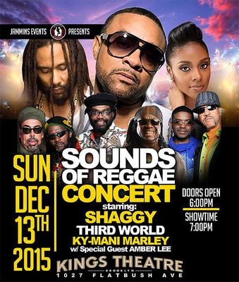Shaggy Ready for Boombastic Show in Brooklyn - Dec. 13th at Kings Theater - International reggae/dancehall superstar Shaggy brings his boombastic sounds to the Kings Theater in Brooklyn, New York on Sunday, December 13, 2015.