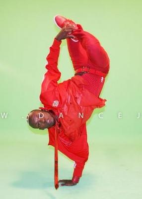 Raddy Rich on the set of KFC Twist