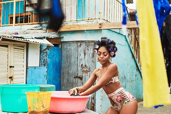 Reggae artist Tosh Bubble ft. Miss Kitty