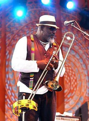 Reggae Music Trombonists Ronald 'Nambo' Robinson