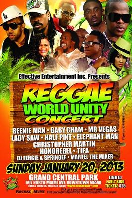 Reggae World Unity Concert